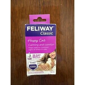 🐈 Feliway Classic Happy Cat 30 Day Diffuser Refill - Exp 10/1/2027